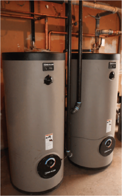 Indirect fired water heaters are 99% efficient and are warranted for 15 years